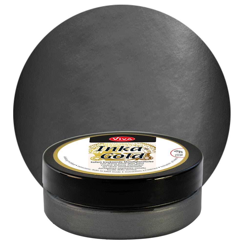 Viva Decor Inka Gold Gilding Wax2.2 oz - Easily Applicable, Wax-Based Metallic Polishing Paste. Quick-Drying Metal Shine, High Gloss Effects for DIY