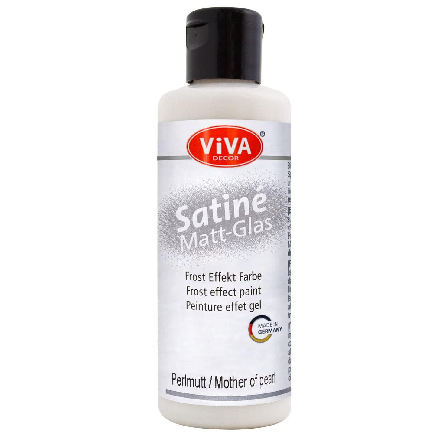 Viva Decor Satiné Matt Glass Paint Frosted - 82ml Mother of Pearl #905