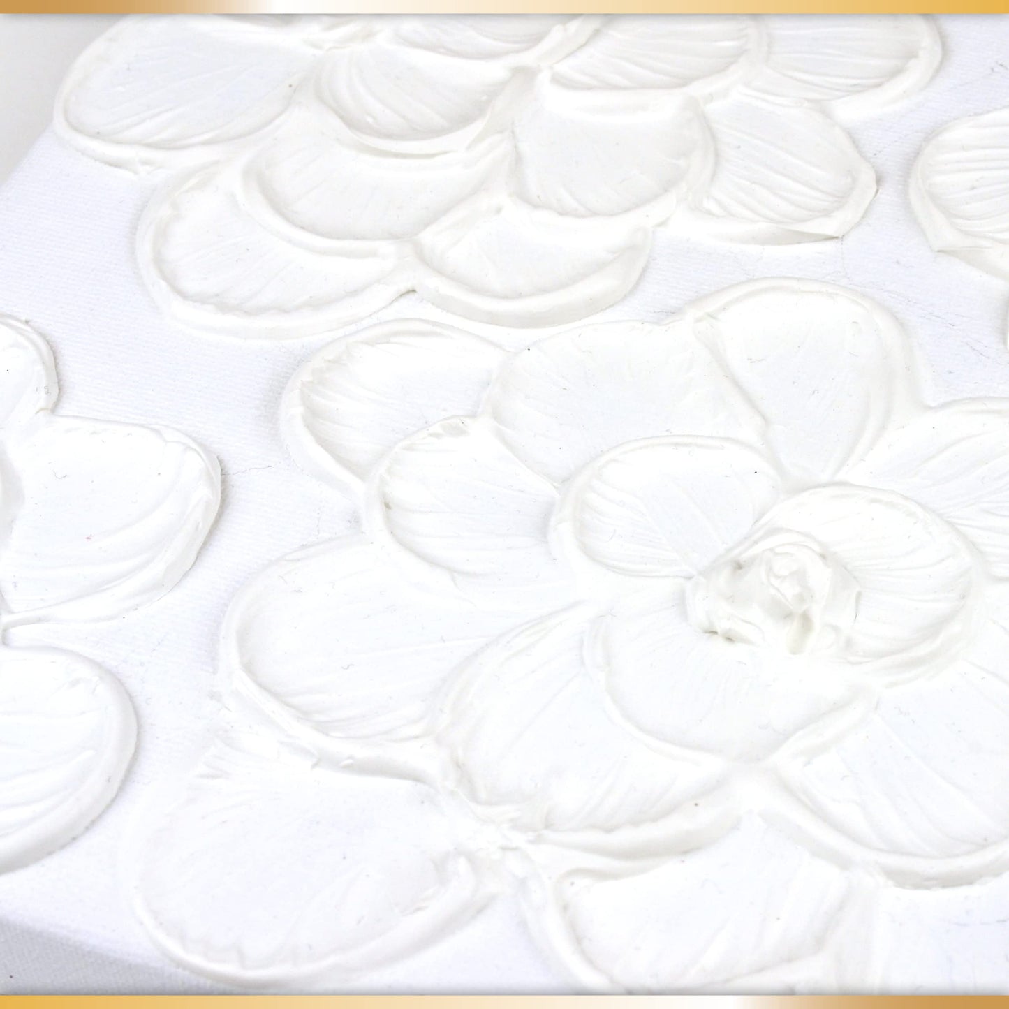 Viva Decor Textured Paste Premium Creamy (1000 g, White) Matte, Impasto Paste in Artist Quality, Colourable, Water-Based for Relief Surface Texture
