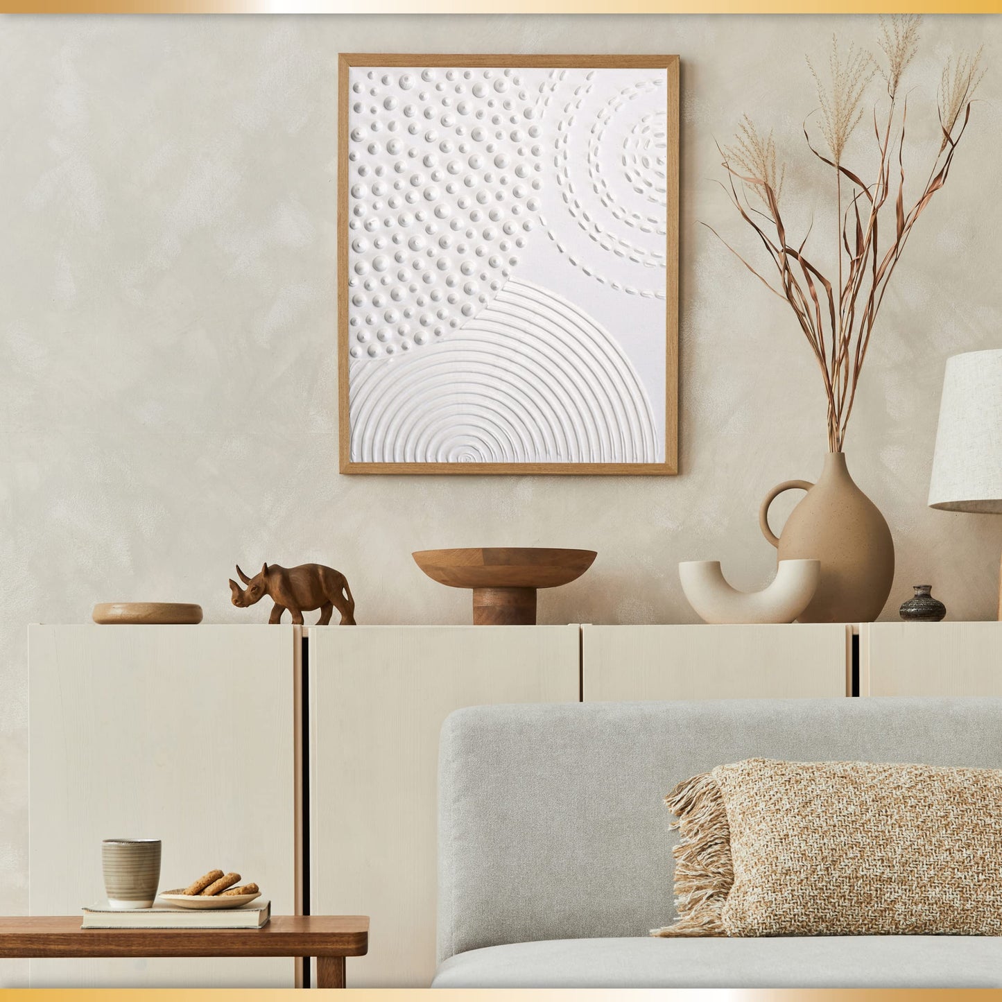 Viva Decor Textured Paste Premium Creamy (1000 g, White) Matte, Impasto Paste in Artist Quality, Colourable, Water-Based for Relief Surface Texture