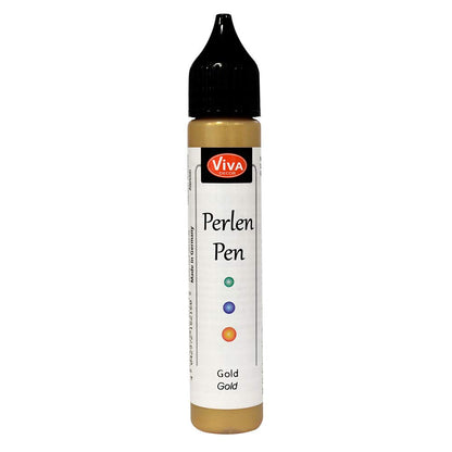 Viva Decor .8-Ounce Pearl Color Pen, Gold