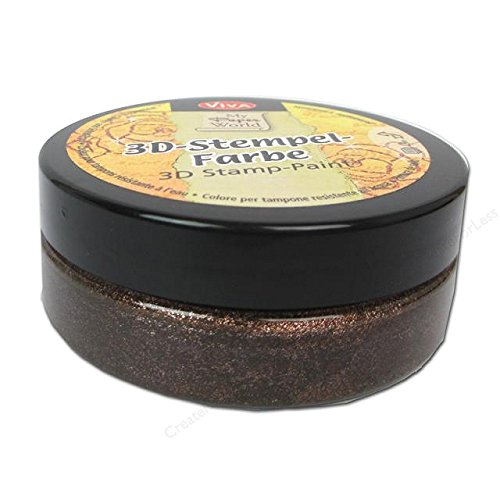 Viva Decor 119390536 3D Stamp Paint, Walnut Brown