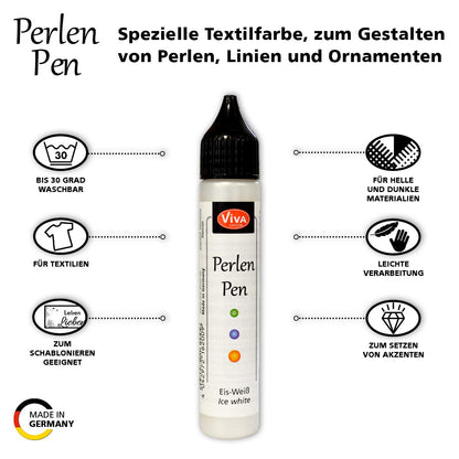 Viva Decor 25ml Pearl Pen, Yellow