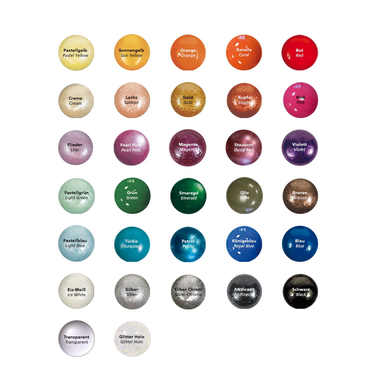 Viva Decor 25ml Pearl Pen, Yellow