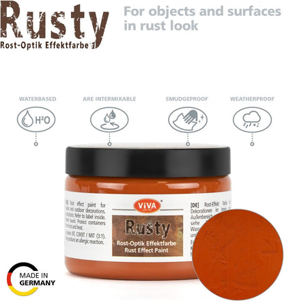 Viva Decor Rusty for Paper and More, 150ml, Rust Orange