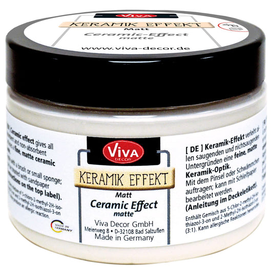 Viva Decor Ceramic Effect Matt Paint - 150ml Old White