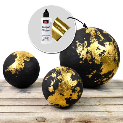 Viva Decor Artline Slate Paste (Colour Black, 1 L) Structural Paste Acrylic Based for Mixed Media Artists - Acrylic Paint with Stone Look for Canvas, Decoration and Sculpture - Made in Germany