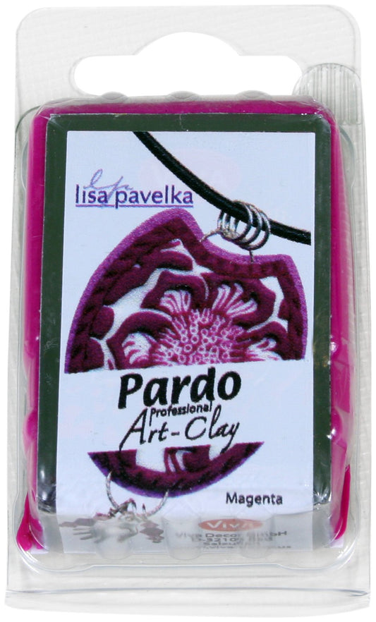 Viva Decor 2.1-Ounce Pardo Art Clay, Magenta