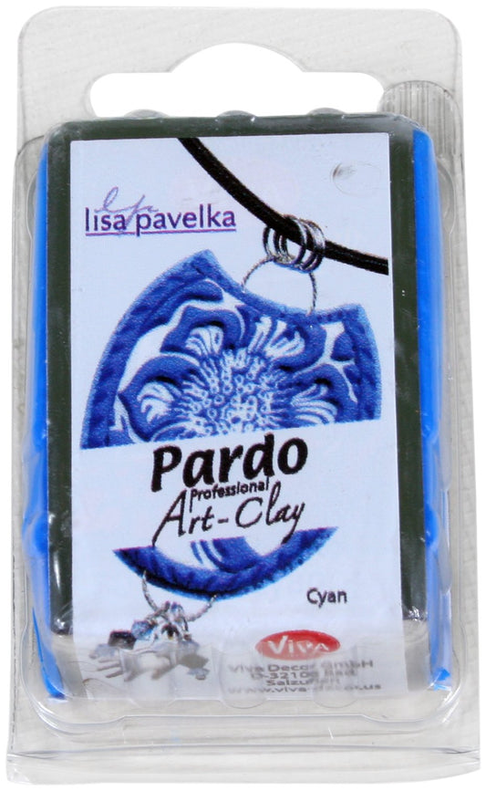 Viva Decor 2.1-Ounce Pardo Art Clay, Cyan