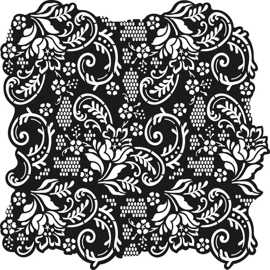 Viva Décor 400600100 Lace Background Stencil