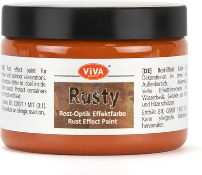 Viva Decor Rusty for Paper and More, 150ml, Rust Orange