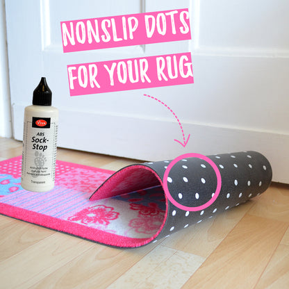 ABS Sock Stop non slip Liquid 2,77 fl oz,ABS anti skid fabric - liquid anti-slip for socks, mats, yoga -Viva Decor - Made In Germany