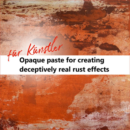 Viva Decor Artline Rust Structure Paste (Colour Rust Brown, 1 Litre) Structure Paste Rust Effect for Mixed Media Artists for Painting - Application with Brush, Spatula or Sponge on Canvas