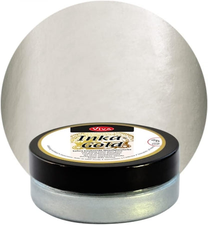 Viva Decor Inka Gold Gilding Wax2.2 oz - Easily Applicable, Wax-Based Metallic Polishing Paste. Quick-Drying Metal Shine, High Gloss Effects for DIY